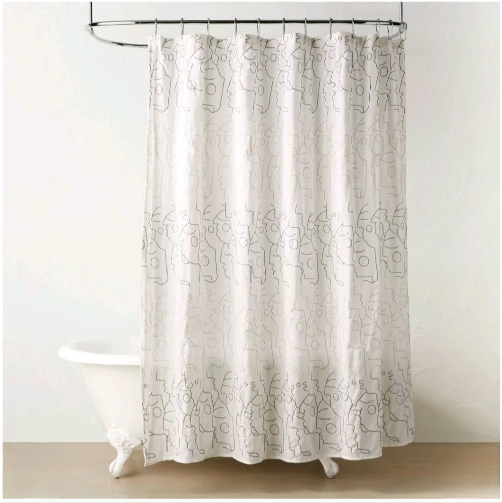 Opalhouse designed with Jungalow In This Together Shower Curtain White